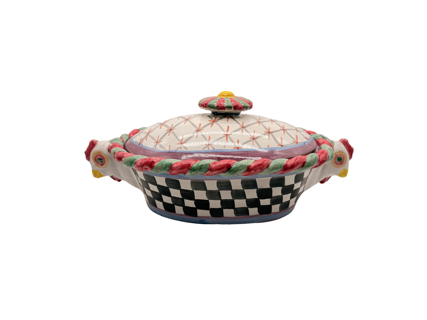 MacKenzie Childs Chicken Casserole Dish