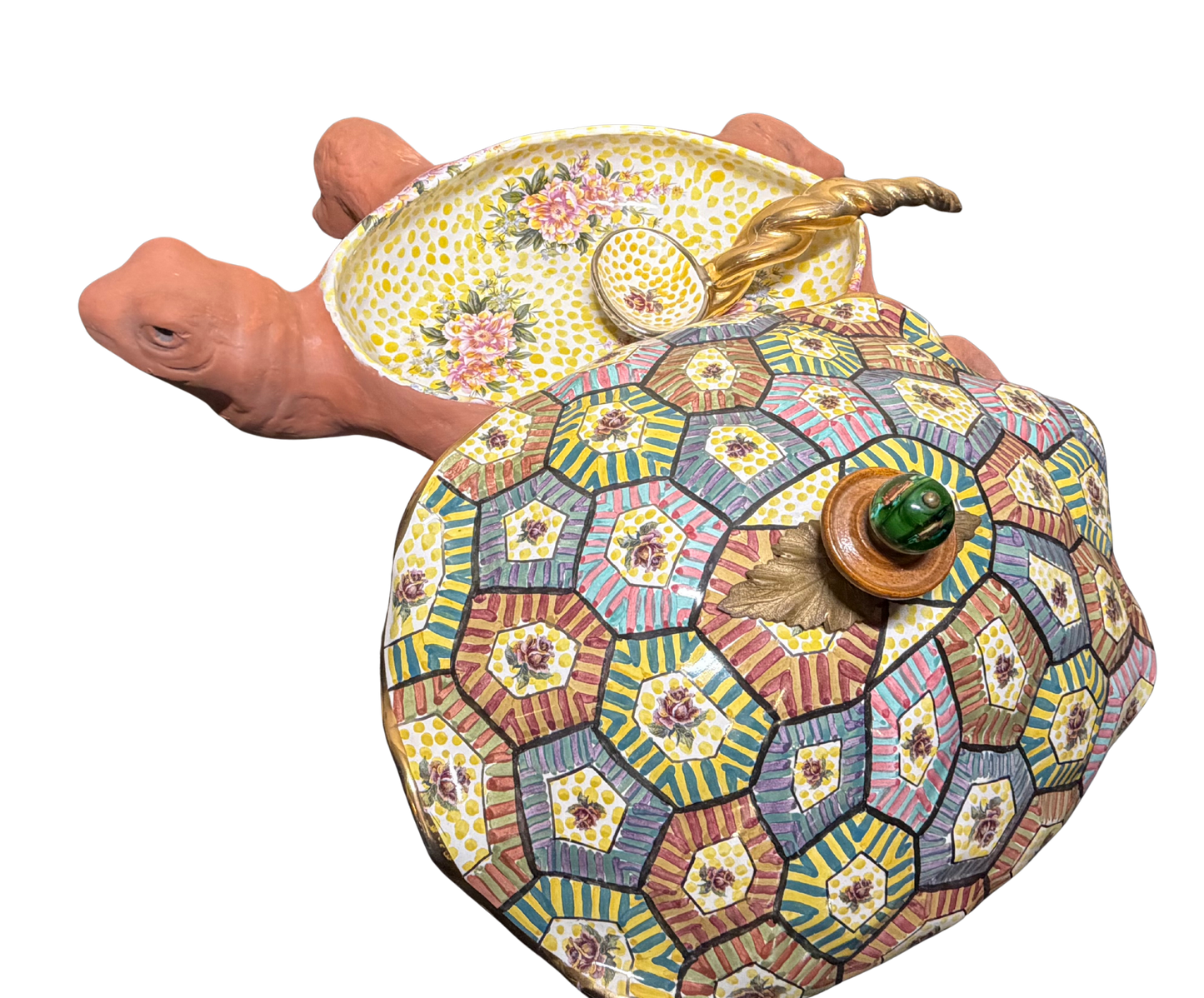 MacKenzie Childs Torquay Turtle Tureen