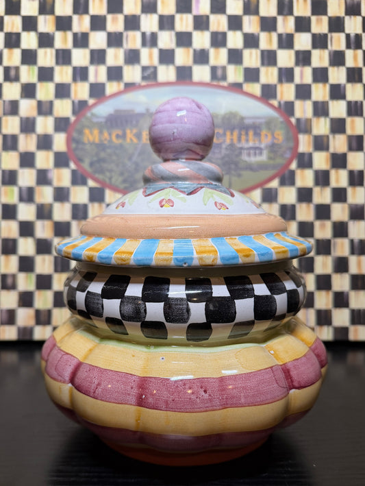 MacKenzie-Childs Taylor Groovy Canister