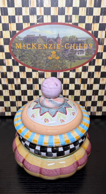 MacKenzie-Childs Taylor Groovy Canister
