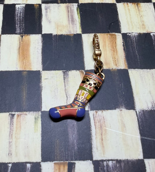 MacKenzie Childs Stocking Charm