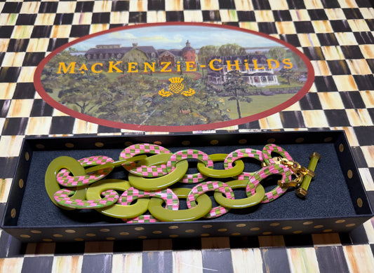 MacKenzie-Childs Tulip Check Necklace