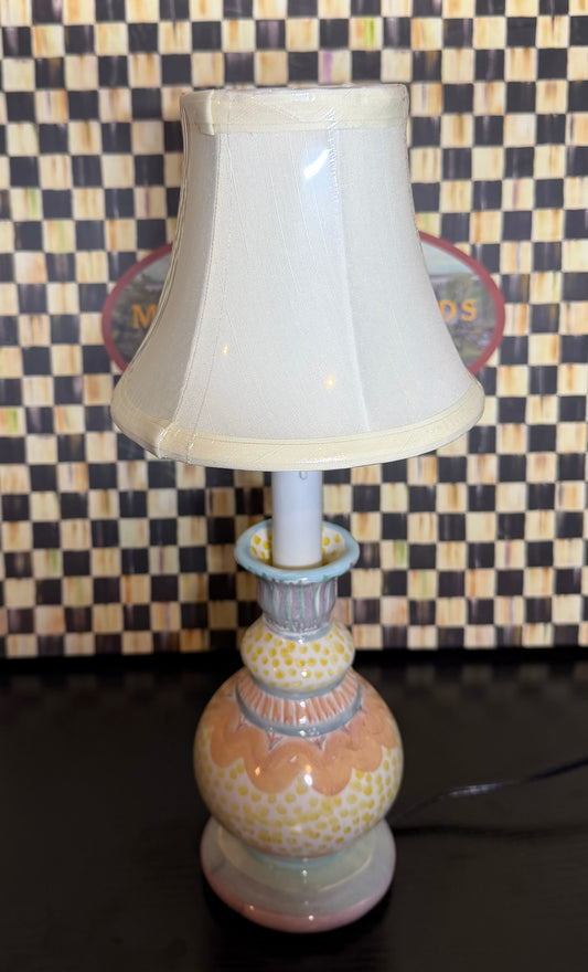 MacKenzie Childs Glove Candlestick Lamp