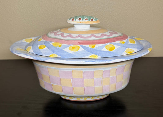 MacKenzie Childs Taylor Oval Tureen