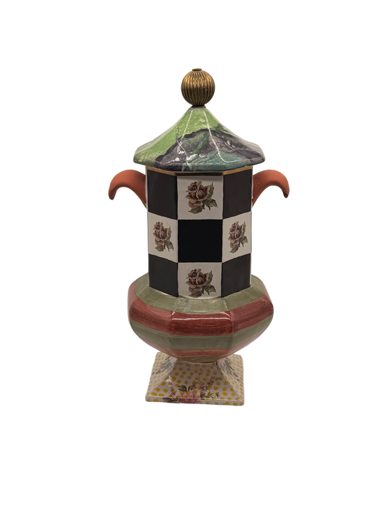 MacKenzie Childs Palm & Devon Torquay Canister