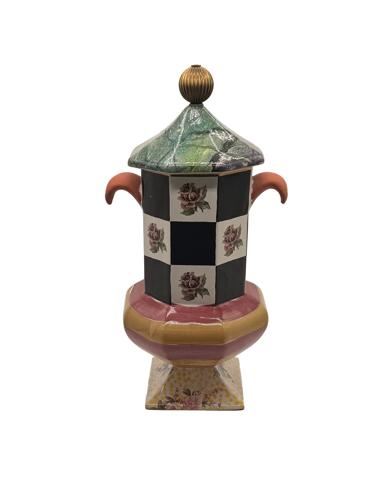 MacKenzie Childs Frank & Mustard Torquay Canister