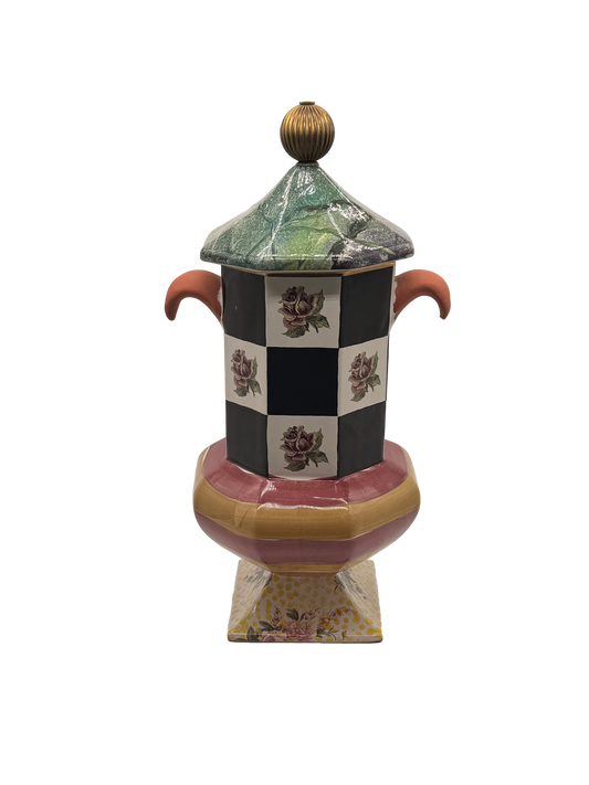 MacKenzie Childs Frank & Mustard Torquay Canister