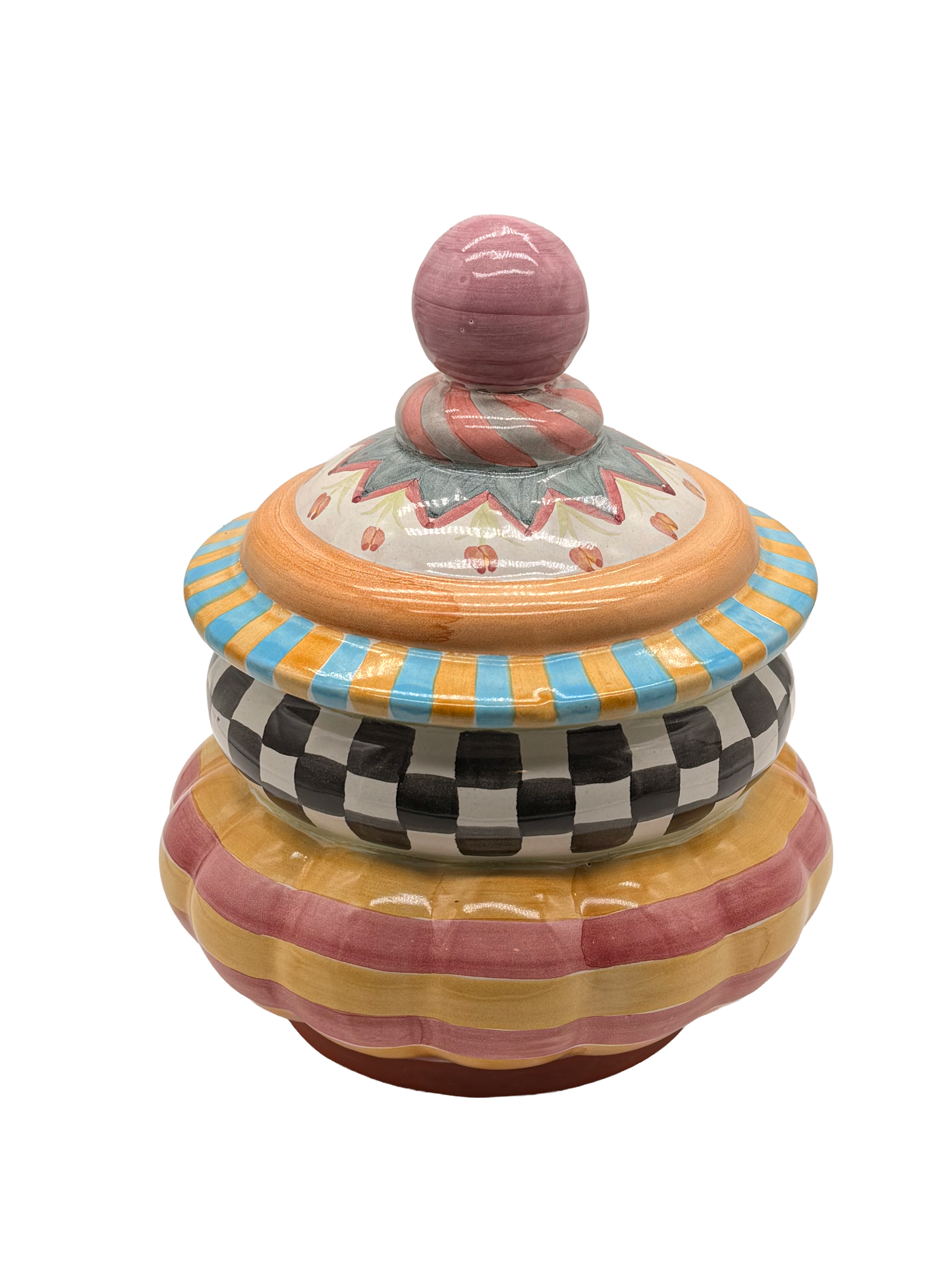 MacKenzie-Childs Taylor Groovy Canister