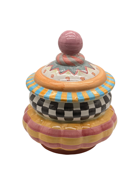 MacKenzie-Childs Taylor Groovy Canister